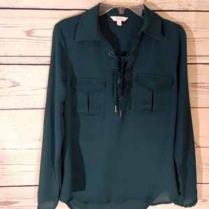 Candie's Long Sleeve Blouse